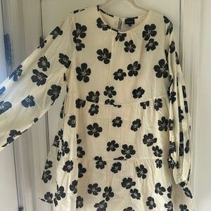 Floral Long Sleeve Who What Wear Dress